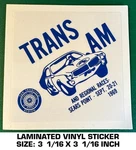 Trans Am Sears Point Sept 1969 Vinyl Decal Sticker-vintage Racing-scca-javelin. Fixed Price $7.96.