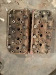 1957 1958 Chrysler 392 Hemi Cylinder Heads Pair Oem Casting 1731528 Imperial 300. Fixed Price $850.00.