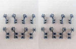 16 Old School Throttle Rod Linkage Clips! Fits Ford 1950'S & Up Trucks/cars Mint. Fixed Price $59.00.