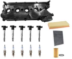Engine Valve Cover Ignition Coils Tune Up Kit For Volkswagen Beetle 2.5L 06-10. Fixed Price $393.00.