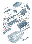 Audi A8 4H Engine High Pressure Fuel Pump Housing 06E103535D Original. Fixed Price $80.76.