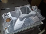 Bowtie # 10051103 Sbc Intake Holley 4150 Flange. Fixed Price $260.00.