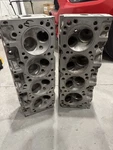 Ford Boss 429 Heads Nascar Original Pair Hemi Chambers Start To Raised Port. Fixed Price $1800.00.