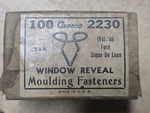 Nos Usa 41 42 46 Ford Door Quarter Window Moulding Clips Super Deluxe Box Of 90. Fixed Price $135.97.