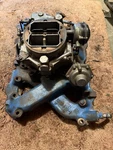 Chrysler 331 Hemi 4-BARREL Intake Manifold 1555473-1 & Carter 2126S Carburetor. Fixed Price $316.60.