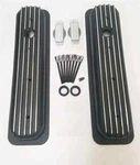 Chevy Sbc 350 383 Tall Aluminum Finned Center Bolt Vortec Tbi Valve Covers Black. Fixed Price $77.90.
