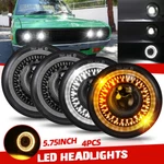 4PCS 5.75" 5-3/4" Round Led Headlights Halo Drl For Datsun 620 Pickup 1972-1974. Fixed Price $159.84.