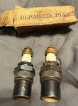 Vintage 1930 Champion Racing R-2-S Brass Hat Spark Plugs Offenhauser Ford V8. Fixed Price $59.00.