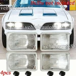4PCS 4X6" Glass Led Headlights Housing Fit Pontiac Firebird Trans Am 1977-1981. Fixed Price $37.60.