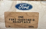 Ford Part F5RZ-5404788 B Receptacle Oem New Old Stock. Fixed Price $25.00.