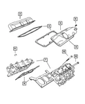 Genuine Mopar Cylinder Head Remanufactured R5633411AB. Fixed Price $1281.35.