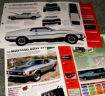 1971 Mustang Spec Info Poster Original Brochure Ad Ford. Fixed Price $18.99.