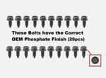 (20PCS) Fender Bolt Kit For Classic Gm Chevy Pontiac Buick Caddy Oldsmobile Etc. Fixed Price $38.00.