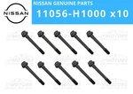 Nissan Genuine Datsun 1200 Cylinder Head Bolt 10PCS B110 B310 A12 A14 A15 New. Fixed Price $87.74.