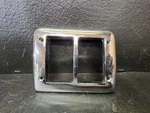 1949 50 Nash Front Park Turn Light Lamp Bezel Trim Coupe 14641 Ambassador Oem. Fixed Price $18.00.