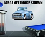 1956 Ford F100 Flat Head Cartoon Truck Bed Wall Stickers Graphics Decal. Fixed Price $19.89.