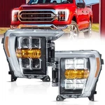 2021-2023 Ford F150 Quad Led Headlight Replace Oem F-150 Front Lamps 1SET. Fixed Price $466.39.