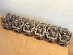2006 Set Of Mercedes OM460 MBE4000 Diesel Engine Cylinder Heads Part # 457-18. Fixed Price $2000.00.