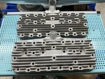 Edmunds Custom 1938-1948 Ford Flathead 59AB Finned Aluminum Cylinder Heads. Fixed Price $750.00.