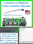 For Dodge Jeep Alfa Fiat Multiair Valve Actuator Solenoid Connector Plug Wiring. Fixed Price $24.99.