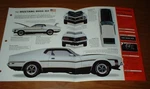 1971 Mustang Boss 351 Spec Sheet Brochure Poster Print Photo Info 72 73 Ford. Fixed Price $12.34.