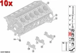 Genuine Bmw E30 E31 E32 E34 E36 Engine Block Dowel X10 Pcs Oem 11121715657. Fixed Price $22.59.