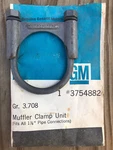 Gm Chevrolet Nos 1959-1960 1-7/8" Muffler Clamp 3754882. Fixed Price $32.50.