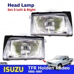 Head Light Lamp Assembly Lh+rh Fits Isuzu Tfr Pickup Holden Rodeo Ute 1995-97. Fixed Price $285.99.