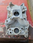 Mopar Edelbrock Streetmaster 340 Aluminum Intake Dart Duster Cuda Charger Rr. Fixed Price $225.00.