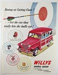 Willys 1951 Print Ad Hurricane Engine Mid- Century Great Graphics!. Fixed Price $14.95.