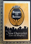 1928 Chevrolet Fisher Improved Bigger Better Motor Flint Detroit Auto Ad FC6596. Fixed Price $28.95.