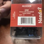 New Genuine Parts Needa 461030B Gm Trim Panel Retainer Clips - 12 Pack See Desc. Fixed Price $10.99.