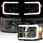 Fit 2007-2014 Gmc Sierra 1500 2500HD Led Tube Smoke Headlights Lamps 07-14. Fixed Price $135.35.
