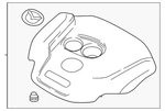 Genuine Mazda Engine Cover PY8V-10-2F0C. Fixed Price $172.56.