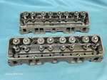 Rebuilt 1959 Corvette 2X4 Cylinder Heads 3755550 C-30-9 D-2-9 Chevy 283. Fixed Price $1299.00.