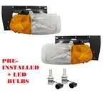 Sterling Truck 8500 9500 1999-2009 Headlights Lamps Pair W/led Bulbs. Fixed Price $429.99.