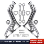 For Chevy Small Block 265-400 V8 1935-1948 Fat Fenderwell Headers Stainless. Fixed Price $155.68.