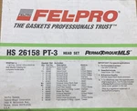 Fel-pro PT-3 Engine Cylinder Head Gasket Set Pontiac 4, HS26158PT3. Fixed Price $103.43.