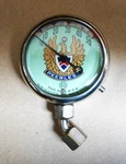 Antique 1927 Peerless Motor Co. Tire Pressure Gauge W/leather Pouch Excellent!. Fixed Price $139.00.