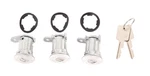 Omix-ada 11813.12 Set Of Door Lock Cylinder Kit For 84-90 Wrangler/cherokee. Fixed Price $61.60.