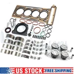 Engine Rebuild Overhaul Gasket Kit W/pistons Rings Fits For M270 Mercedes-benz. Fixed Price $213.09.
