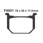 Pair Of Pads Ebc FA051 For Suzuki 250 Gsx 1982-1983. Fixed Price $35.33.