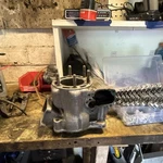 2001 Honda CR250R Engine Motor Cylinder Head 12101-KZ3-B10. Fixed Price $350.00.