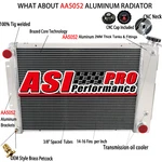 4 Row Aluminum Radiator For 67,68 69 Chevy Camaro Firebird Pontiac Big Block 23". Fixed Price $259.00.
