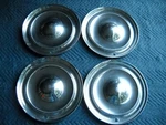 Chrysler 1950S Saratoga / Windsor 15" Domed Wheel Covers Hub Caps No. 1324452. Fixed Price $100.00.