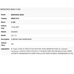 Mercedes-benz S500 Cylinder Head With Valves A2730100501. Fixed Price $449.75.