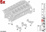 Genuine Bmw E30 E31 E32 E34 E36 Engine Block Dowel X5 Pcs Oem 11121715657. Fixed Price $12.47.