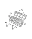 Genuine Mopar Cylinder Head 5143397AB. Fixed Price $1236.50.