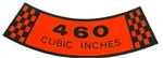 1971 Ford Truck 460 Cid Air Cleaner Decal. Fixed Price $14.95.