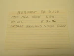 Nos Gm 3835505 (group 3.273) 1950-1962 Cylinder Intake Manifold Sleeve Clamp. Fixed Price $9.85.